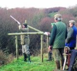 Clay pigeon shooting